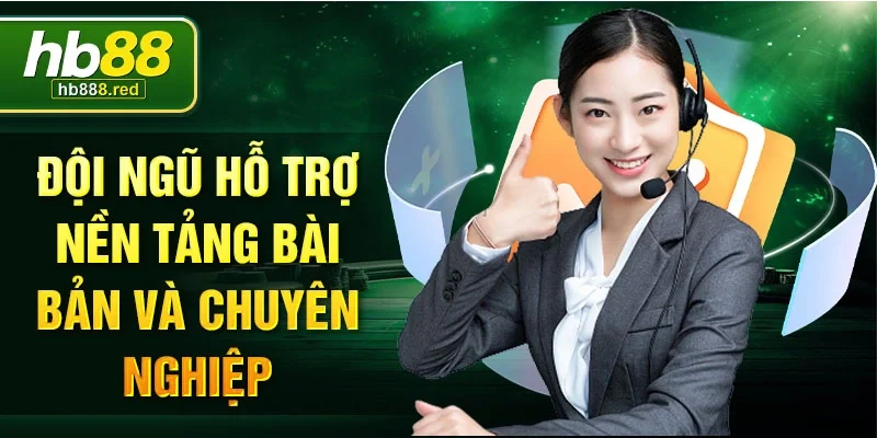 Đội ngũ hỗ trợ nền tảng bài bản và chuyên nghiệp